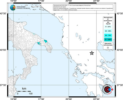 Mappa territorio comunale con almeno 3 questionari