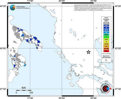 Mappa EMS - territori comuni