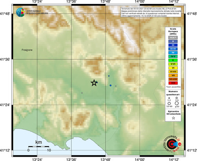 Mappa EMS - località