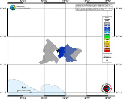 Mappa MCS - territori comuni