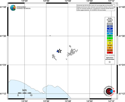 Mappa EMS - territori località