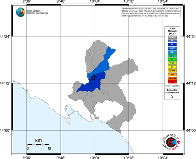 Mappa MCS - territori comuni