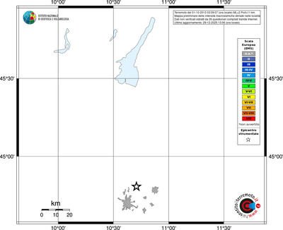 Mappa EMS - territori località