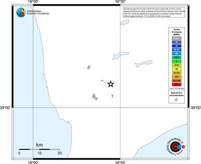 Mappa EMS - territori località