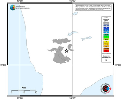 Mappa EMS - territori comuni