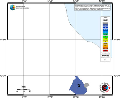 Mappa MCS - territori comuni
