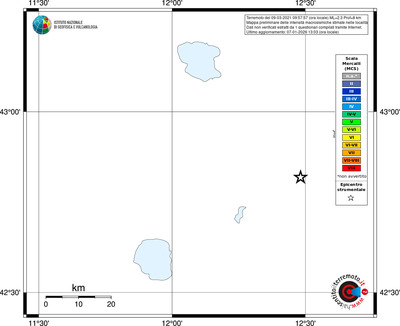 Mappa MCS - territori località