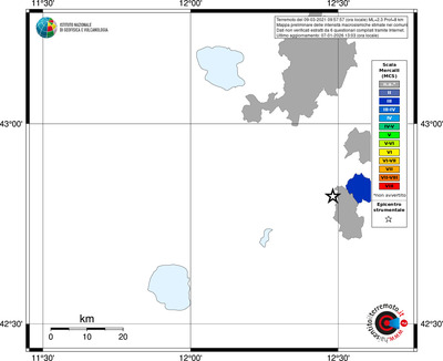 Mappa MCS - territori comuni