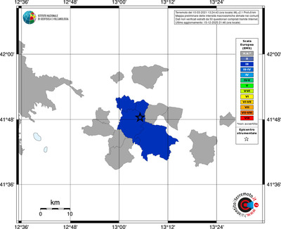 Mappa EMS - territori comuni