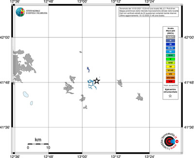 Mappa MCS - territori località