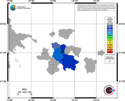 Mappa MCS - territori comuni