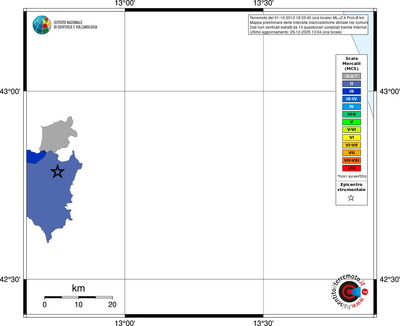 Mappa MCS - territori comuni