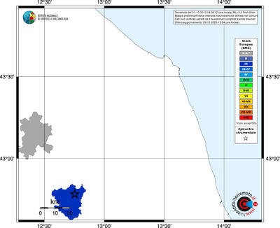 Mappa EMS - territori comuni