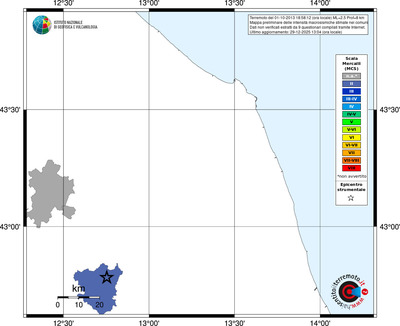 Mappa MCS - territori comuni