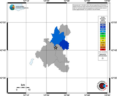 Mappa EMS - territori comuni