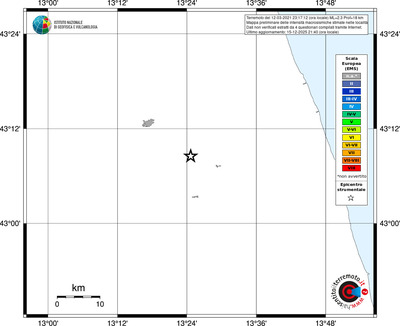 Mappa EMS - territori località