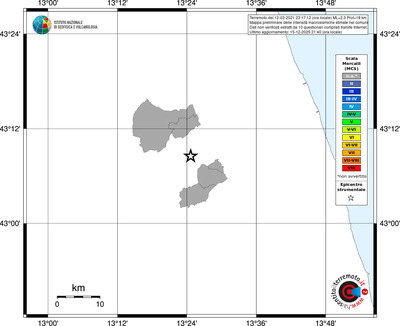Mappa MCS - territori comuni