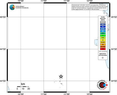 Mappa MCS - territori località