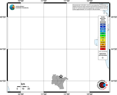 Mappa MCS - territori comuni