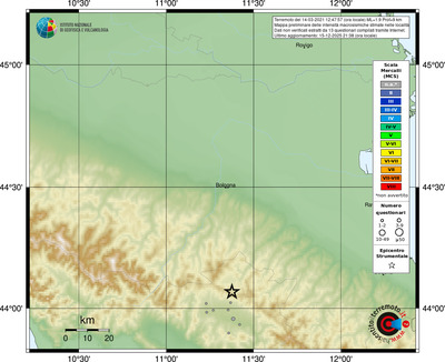 Mappa MCS - località