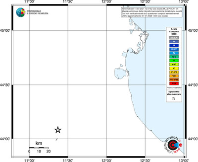 Mappa EMS - territori località