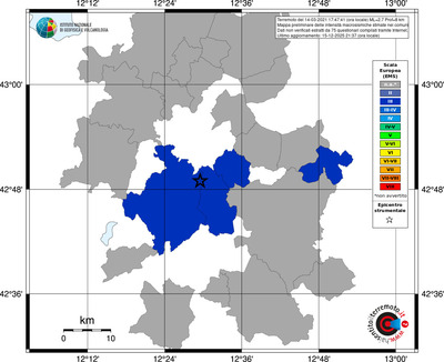 Mappa EMS - territori comuni