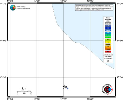 Mappa MCS - territori località
