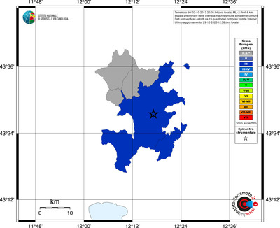 Mappa EMS - territori comuni