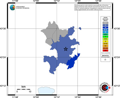 Mappa MCS - territori comuni