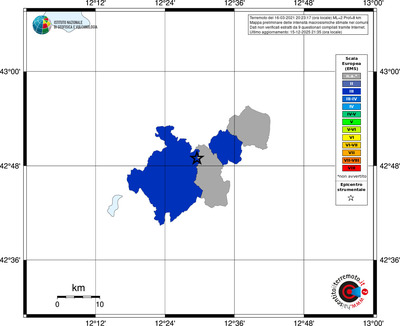 Mappa EMS - territori comuni