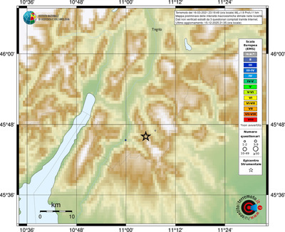 Mappa EMS - località