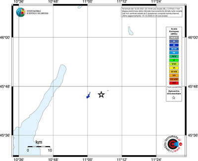 Mappa EMS - territori località