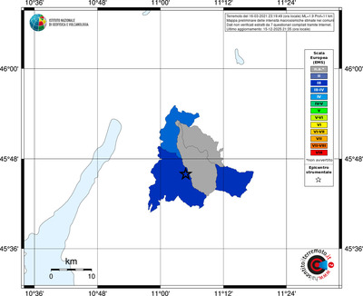 Mappa EMS - territori comuni