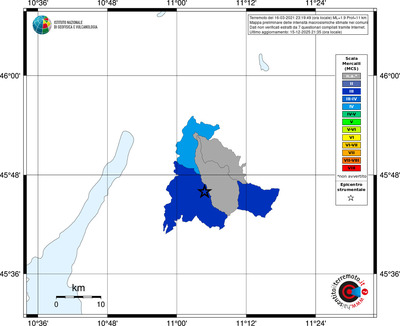 Mappa MCS - territori comuni