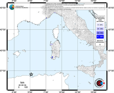 Mappa territorio comunale con almeno 3 questionari