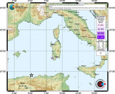 Mappa comuni con almeno 3 questionari