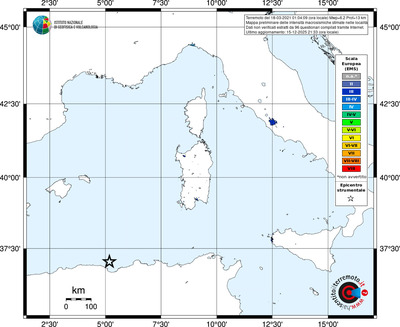 Mappa EMS - territori località