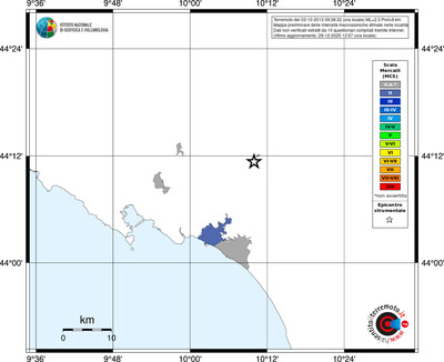 Mappa MCS - territori località