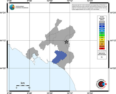 Mappa MCS - territori comuni