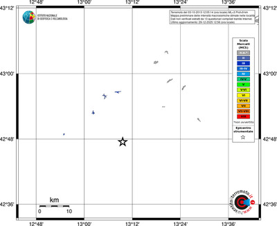 Mappa MCS - territori località