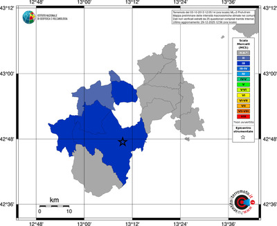 Mappa MCS - territori comuni