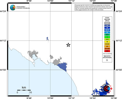 Mappa MCS - territori località