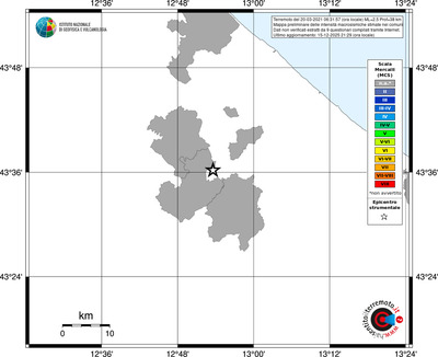 Mappa MCS - territori comuni