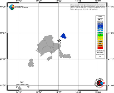 Mappa MCS - territori comuni
