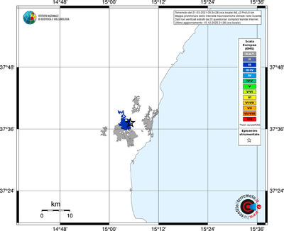 Mappa EMS - territori località