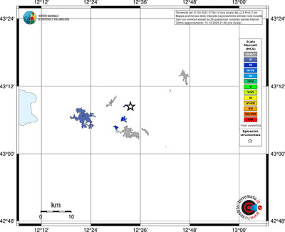 Mappa MCS - territori località