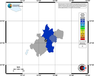 Mappa MCS - territori comuni