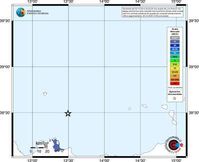 Mappa MCS - territori località