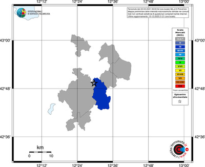 Mappa MCS - territori comuni