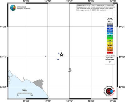Mappa MCS - territori località